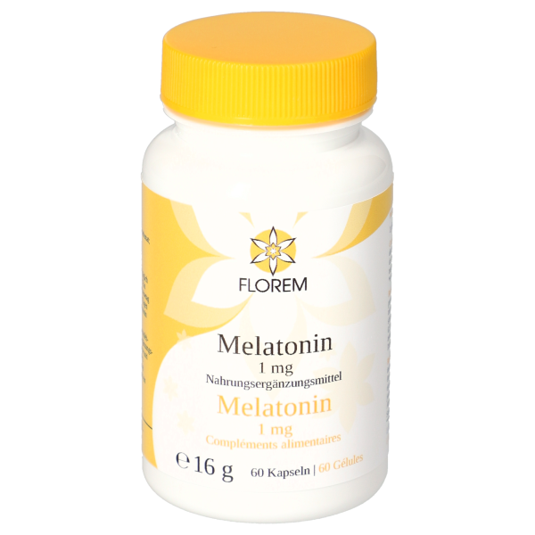 FLOREM Melatonin 1 mg 60 Kapseln